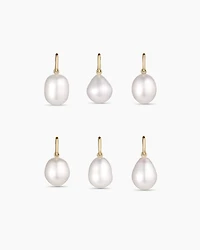 14k Gold Pearl Charm