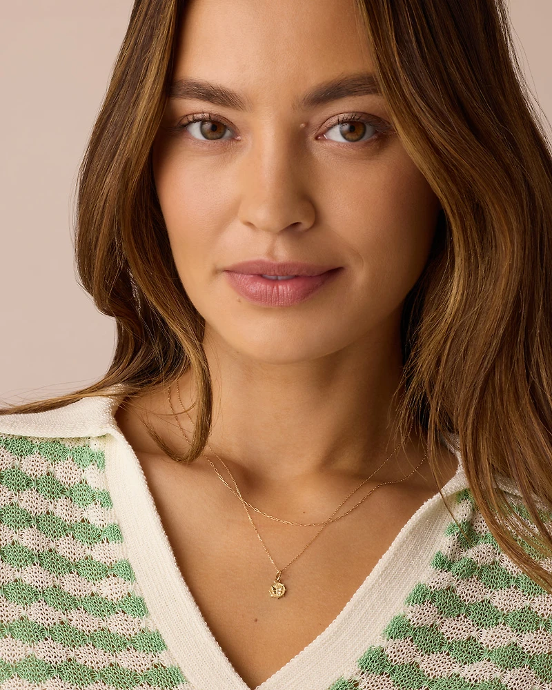 14k Gold Parker Delicate Link Necklace