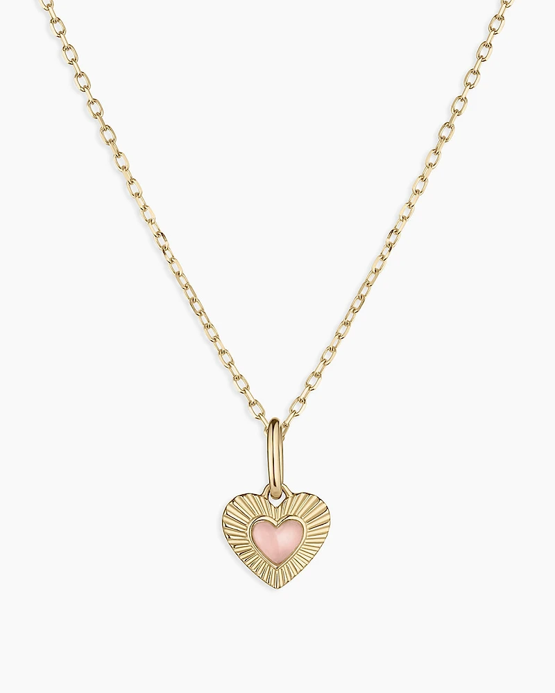 14k Gold It's a Girl Charm Necklace