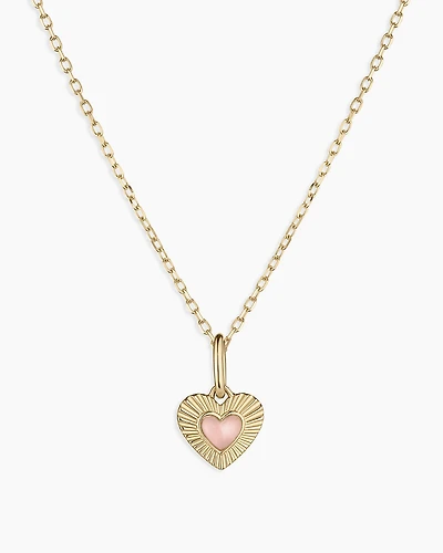 14k Gold It's a Girl Charm Necklace