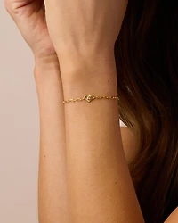 Birthstone Heart Bracelet