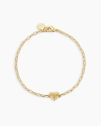 Birthstone Heart Bracelet