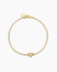 Birthstone Heart Bracelet