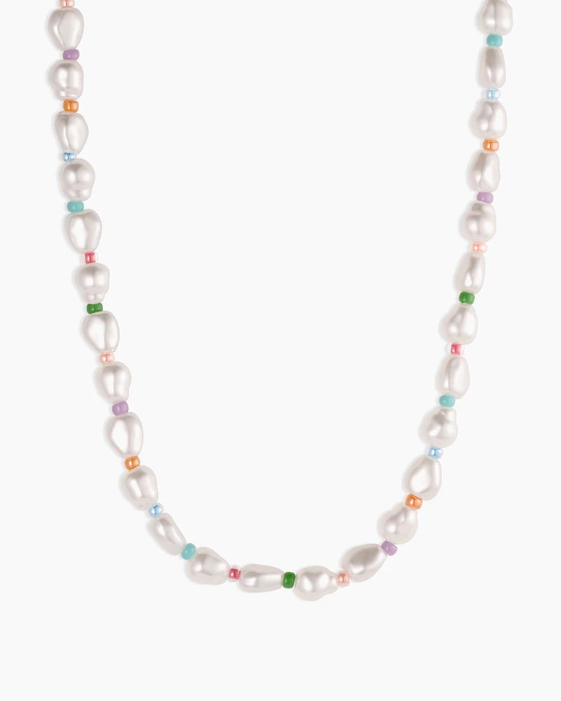 Pearl Rainbow Cove Necklace