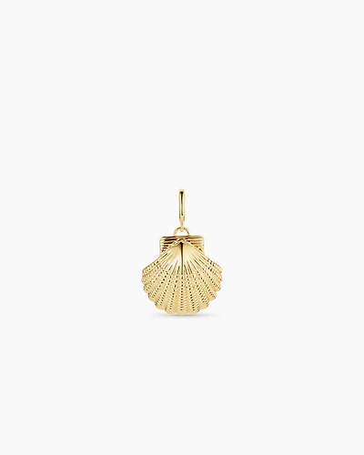 Gold Scallop Shell Parker Charm