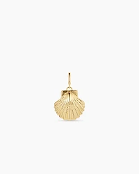 Gold Scallop Shell Parker Charm