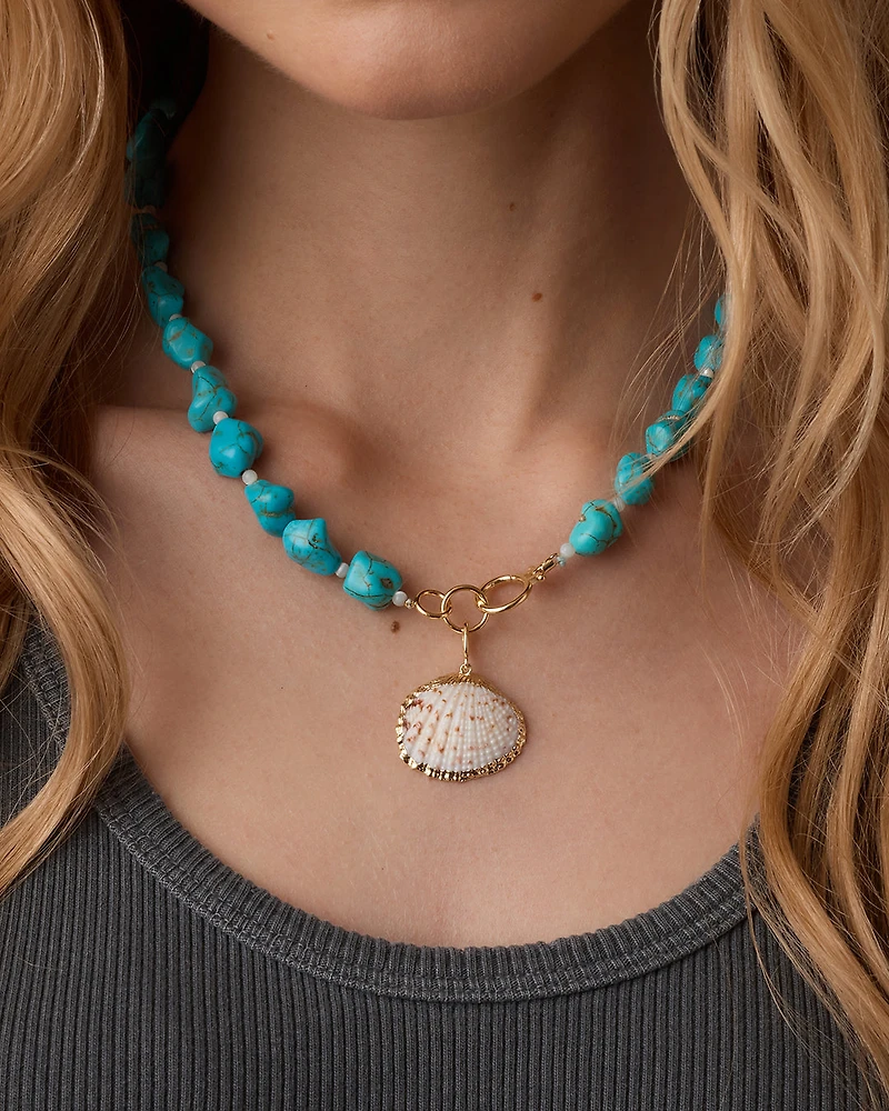 Scallop Shell Parker Charm