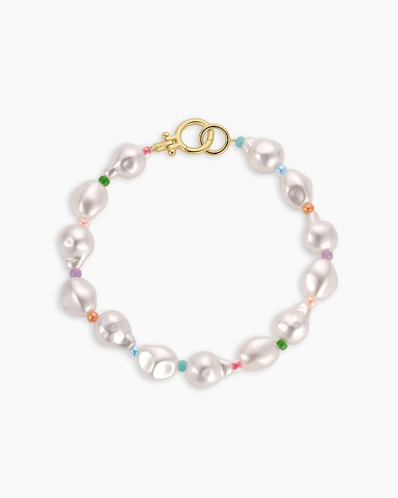Pearl Rainbow Cove Bracelet