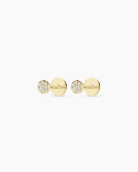 Diamond Pavé Flat Back Studs