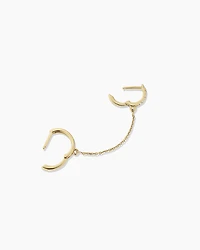 Diamond Double Huggie