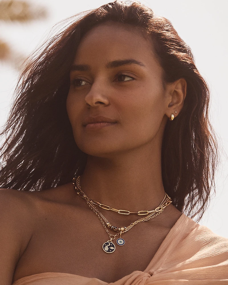 Good Vibrations Coin Necklace