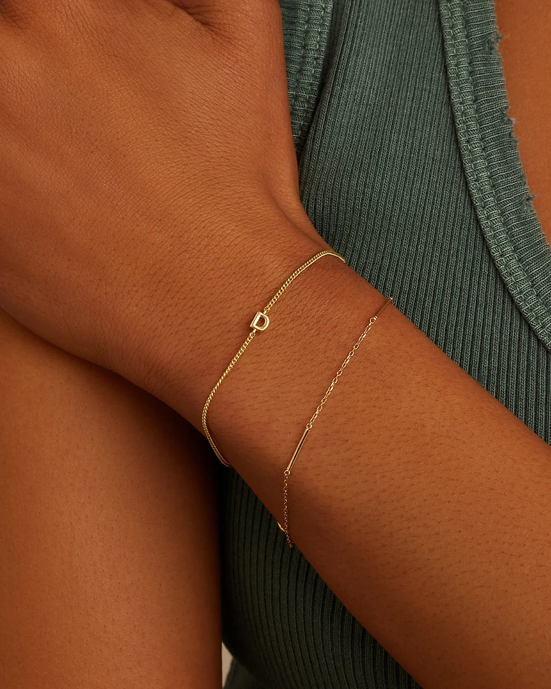 Wilder Mini Alphabet Bracelet