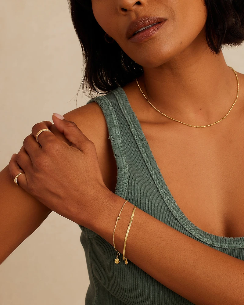 Wilder Mini Alphabet Bracelet