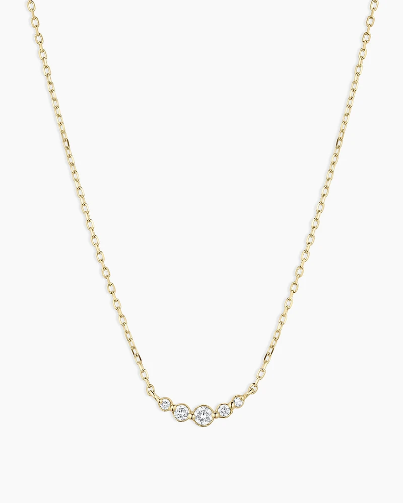 Elle Diamond Cluster Necklace