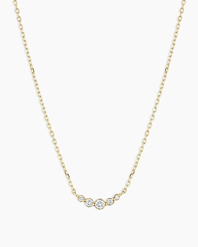 Elle Diamond Cluster Necklace