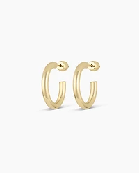 14k Gold Carter Hoops
