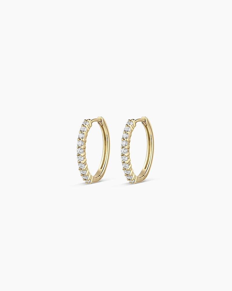 Diamond 15mm Hoops