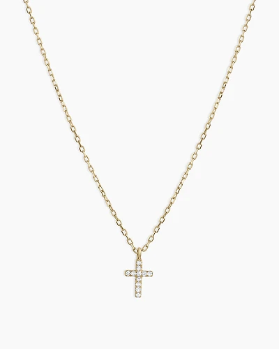 Diamond Cross Necklace