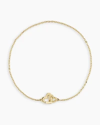 14k Gold Parker Heart Bracelet