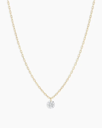 Floating Diamond Necklace