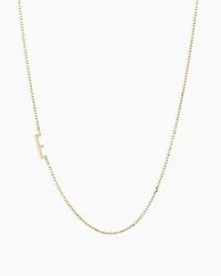 14k Gold Alphabet Necklace