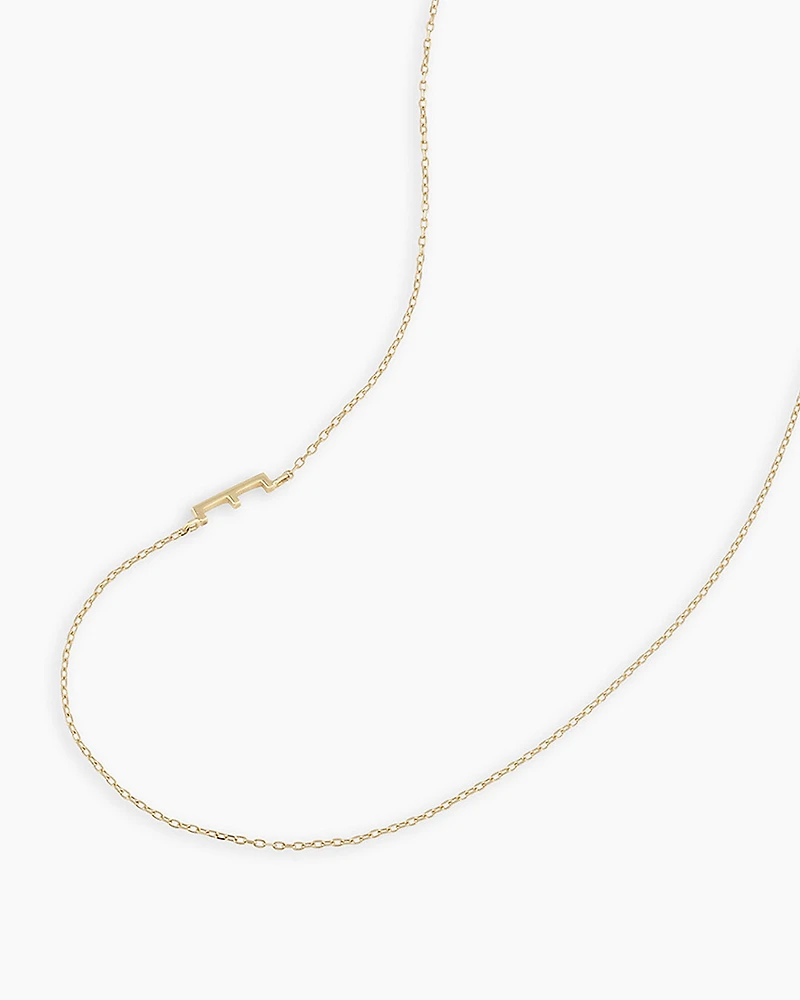 14k Gold Alphabet Necklace