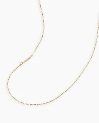 14k Gold Alphabet Necklace