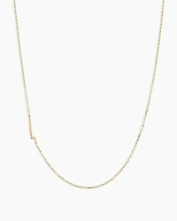 14k Gold Alphabet Necklace