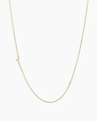 14k Gold Alphabet Necklace
