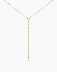 Pearl Lariat Necklace
