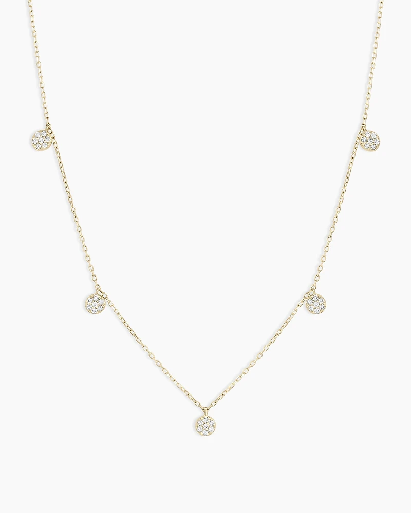 Diamond Pavé Flutter Necklace
