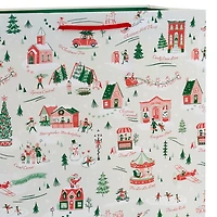 20" Festive Holiday Toile Jumbo Christmas Gift Bag for only USD 5.99 | Hallmark