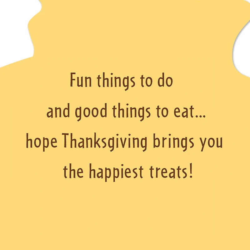 Fun Things to Do, Good Things to Eat Thanksgiving Card for Kids for only USD 0.99 | Hallmark