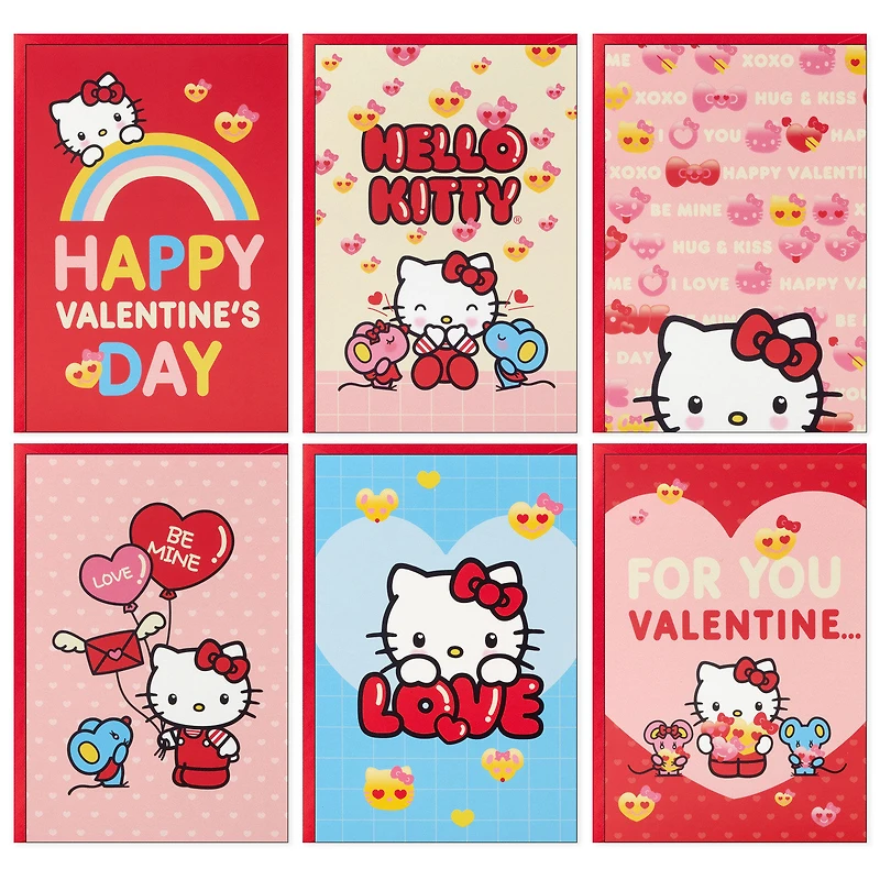 Hello Kitty Happy Day Assorted Valentine's Day Cards, Pack of 36 for only USD 19.99 | Hallmark