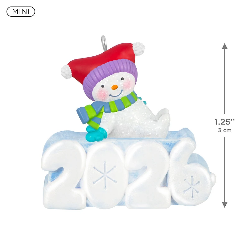 Mini A Snowy 2026 Ornament With Light, 1.25" for only USD 15.99 | Hallmark
