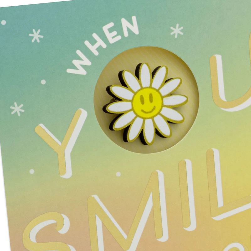 You Make the World a Happier Place Birthday Card With Wearable Pin for only USD 11.99 | Hallmark