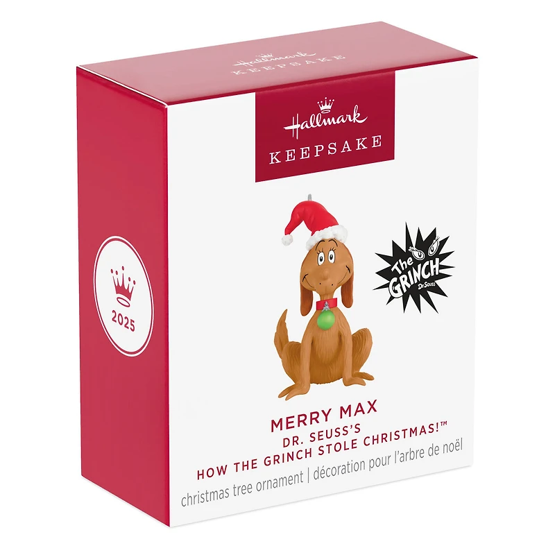 Mini Dr. Seuss's How the Grinch Stole Christmas!™ Merry Max Ornament, 1.25" for only USD 12.99 | Hallmark