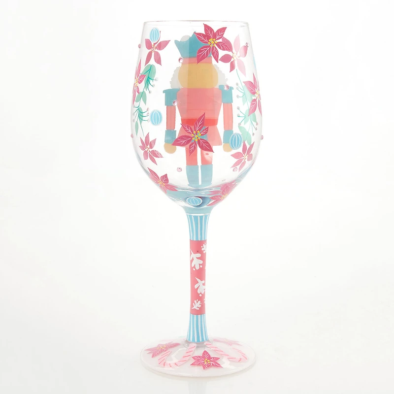 Lolita Nutcracker Delight Handpainted Wine Glass, 15 oz. for only USD 32.99 | Hallmark