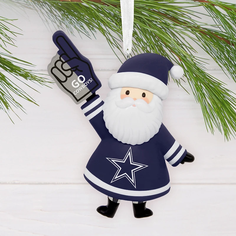 NFL Dallas Cowboys Santa Fan Hallmark Ornament for only USD 12.99 | Hallmark