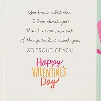 So Much to Love About You Valentine's Day Card for Daughter for only USD 4.99 | Hallmark