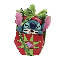 Jim Shore Disney Stitch Breaking Out of Present Figurine, 5" for only USD 50.00 | Hallmark