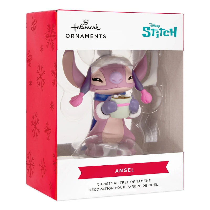 Disney Stitch Angel With Hot Cocoa Hallmark Ornament for only USD 11.49 | Hallmark