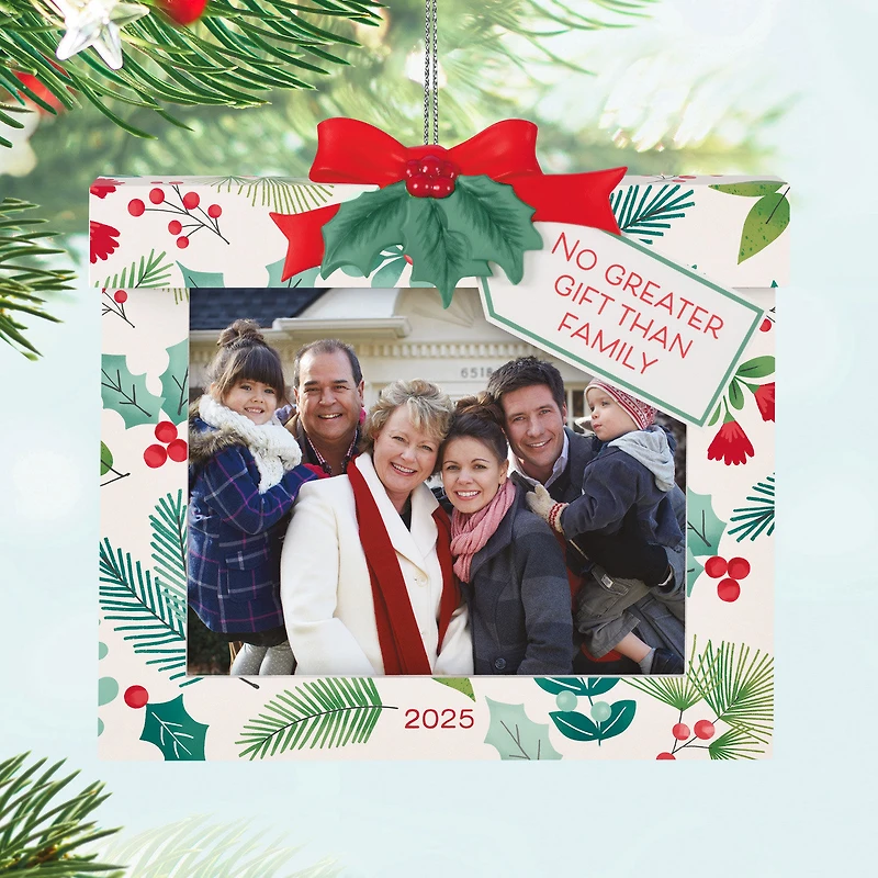 The Gift of Family 2025 Personalized Ornament, Custom Photo for only USD 24.99 | Hallmark