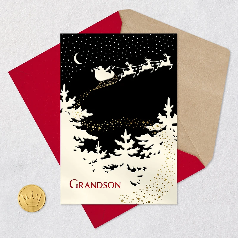 You're a Wonderful Grandson Christmas Card for only USD 5.59 | Hallmark