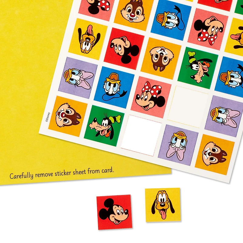 Disney Mickey Mouse and Friends Extra Special 4th Birthday Card With Stickers for only USD 6.59 | Hallmark