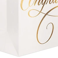 13" Congrats Calligraphy on Cream Large Gift Bag for only USD 5.49 | Hallmark