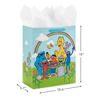 13" Sesame Street Friends Under Rainbow Large Gift Bag With Tissue Paper for only USD 6.99 | Hallmark
