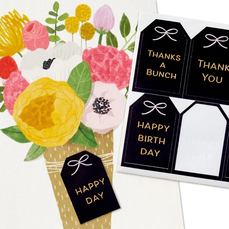 Floral Vase Boxed Blank Notes With Customizable Stickers, Pack of 10 for only USD 9.99 | Hallmark