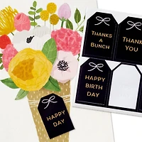 Floral Vase Boxed Blank Notes With Customizable Stickers, Pack of 10 for only USD 9.99 | Hallmark