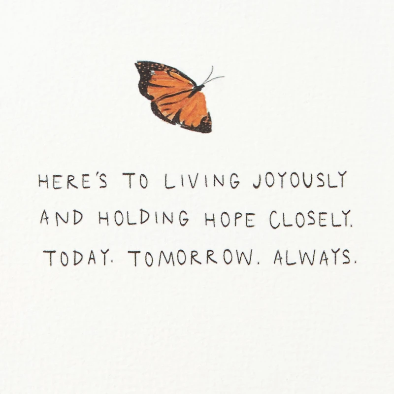 Morgan Harper Nichols Here's to Joy and Hope Encouragement Card for only USD 4.99 | Hallmark